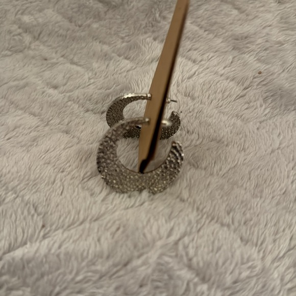 Silver hoops - Picture 2 of 4
